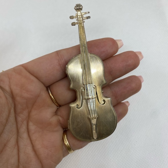 🆕 Hand made Silver and Gold Pill box ✨HP✨ - Picture 3 of 16